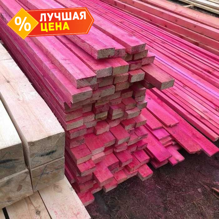 Доска строганная антисептированная сухая  завальцованная 35х120х6000 сорт АВ