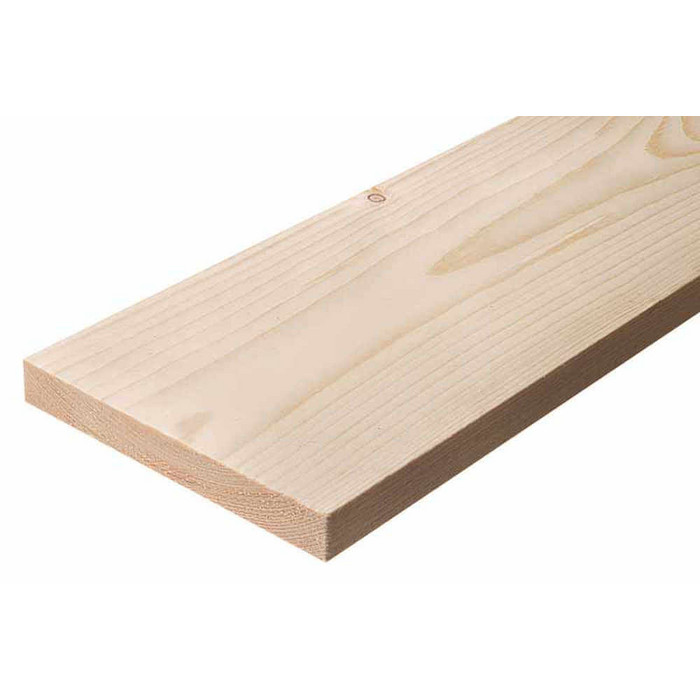 Доска сухая строганная 20х100х2000 сорт AB